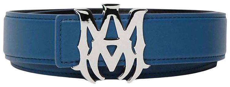 Amiri MA Logo Belt Blue