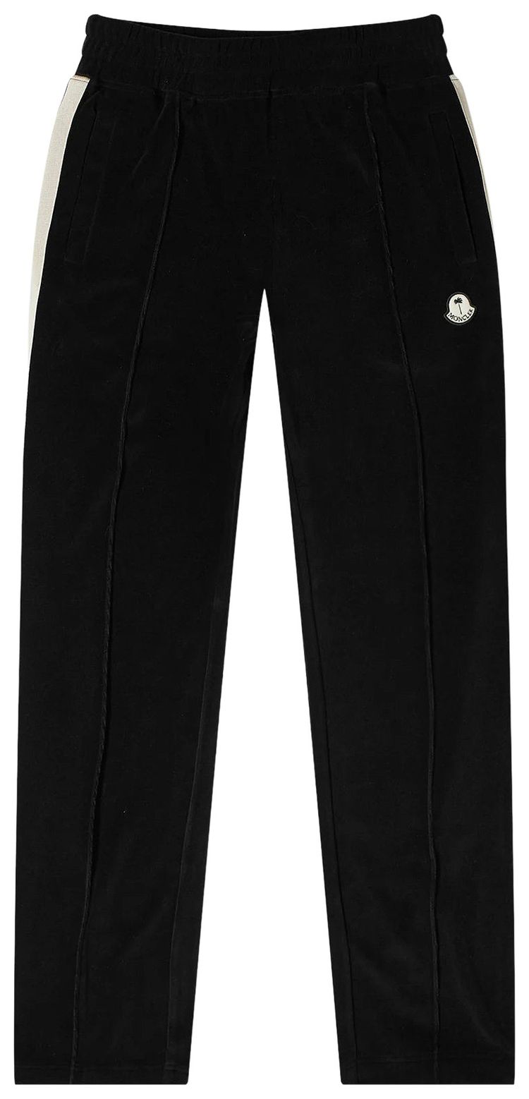 Moncler x Palm Angels Chenille Track Pants BlackWhite