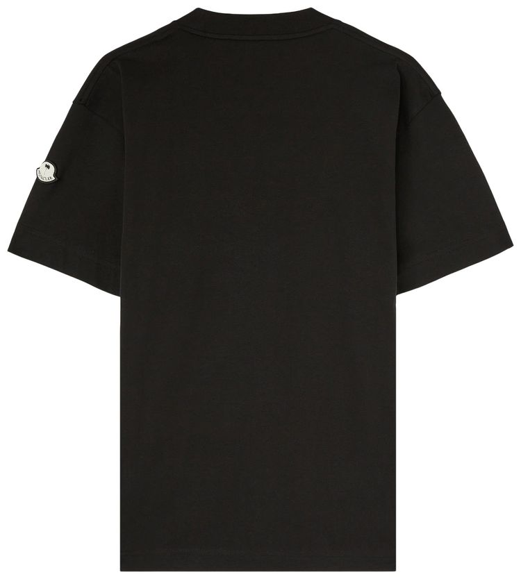 Moncler x Palm Angels Racing T Shirt BlackBlue