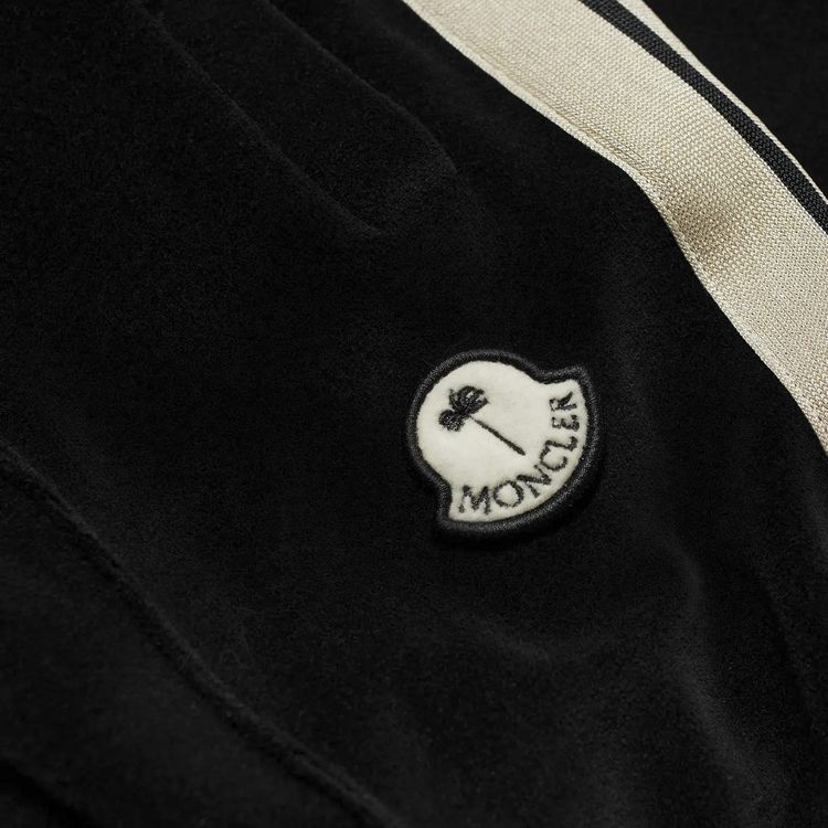 Moncler x Palm Angels Chenille Track Pants BlackWhite