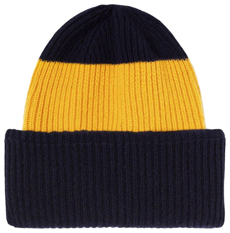 Moncler x Palm Angels Tricot Beanie Hat BlueYellow