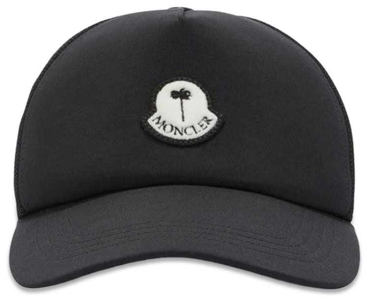 Moncler x Palm Angels Logo Cap BlackWhite
