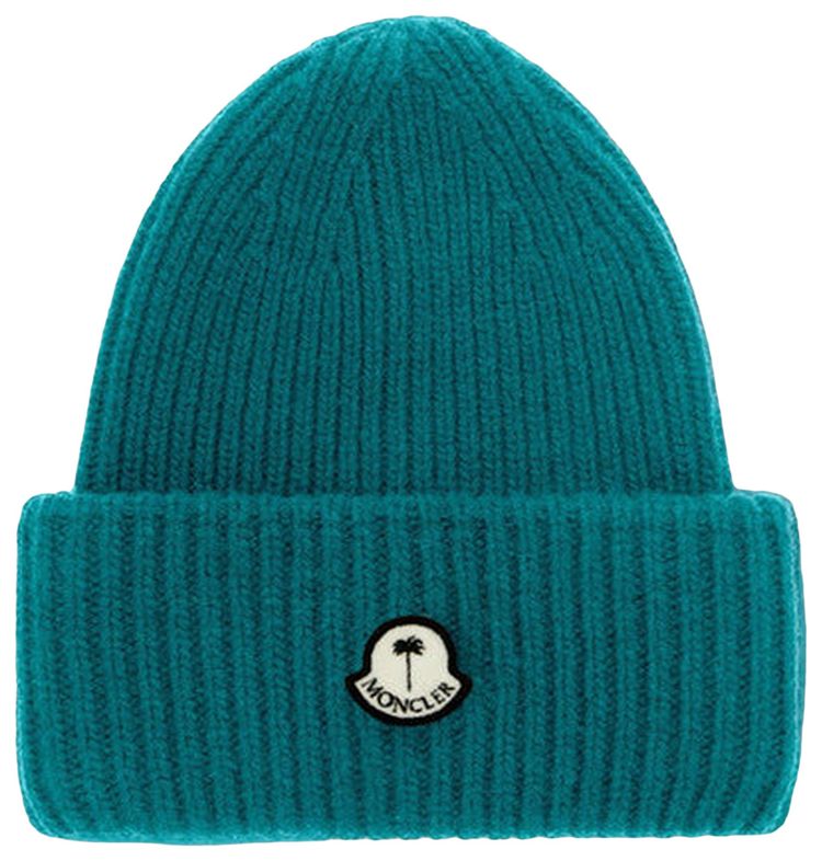 Moncler x Palm Angels Tricot Beanie Hat Green