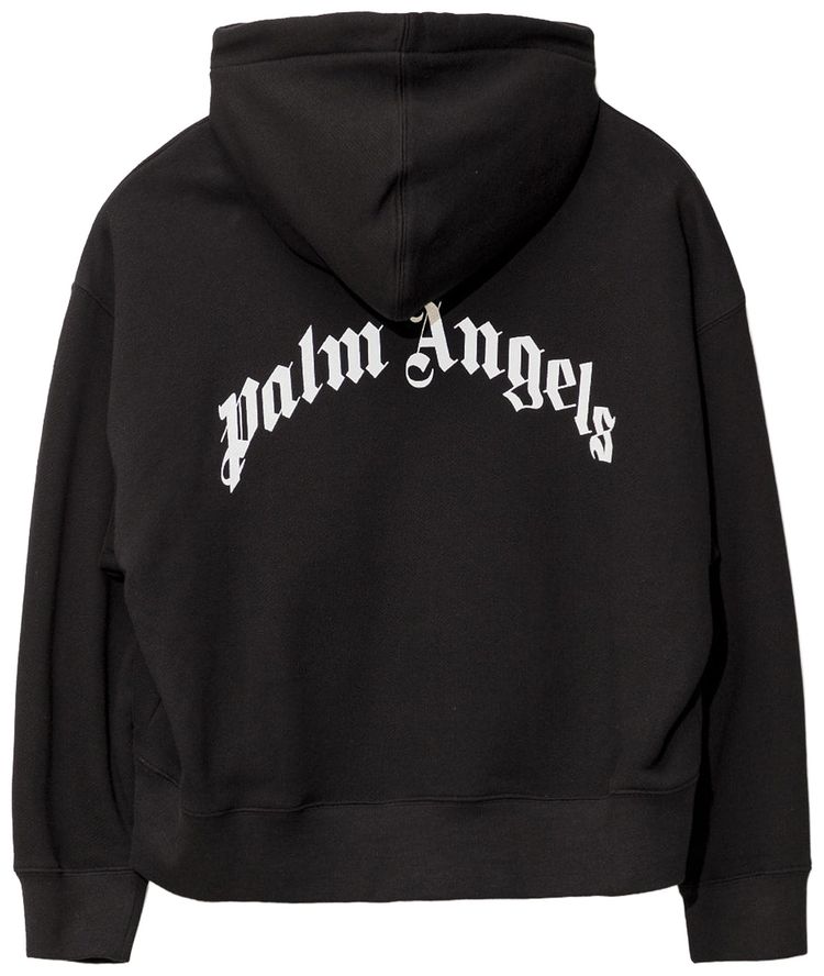 Moncler x Palm Angels Logo Hoodie BlackWhite