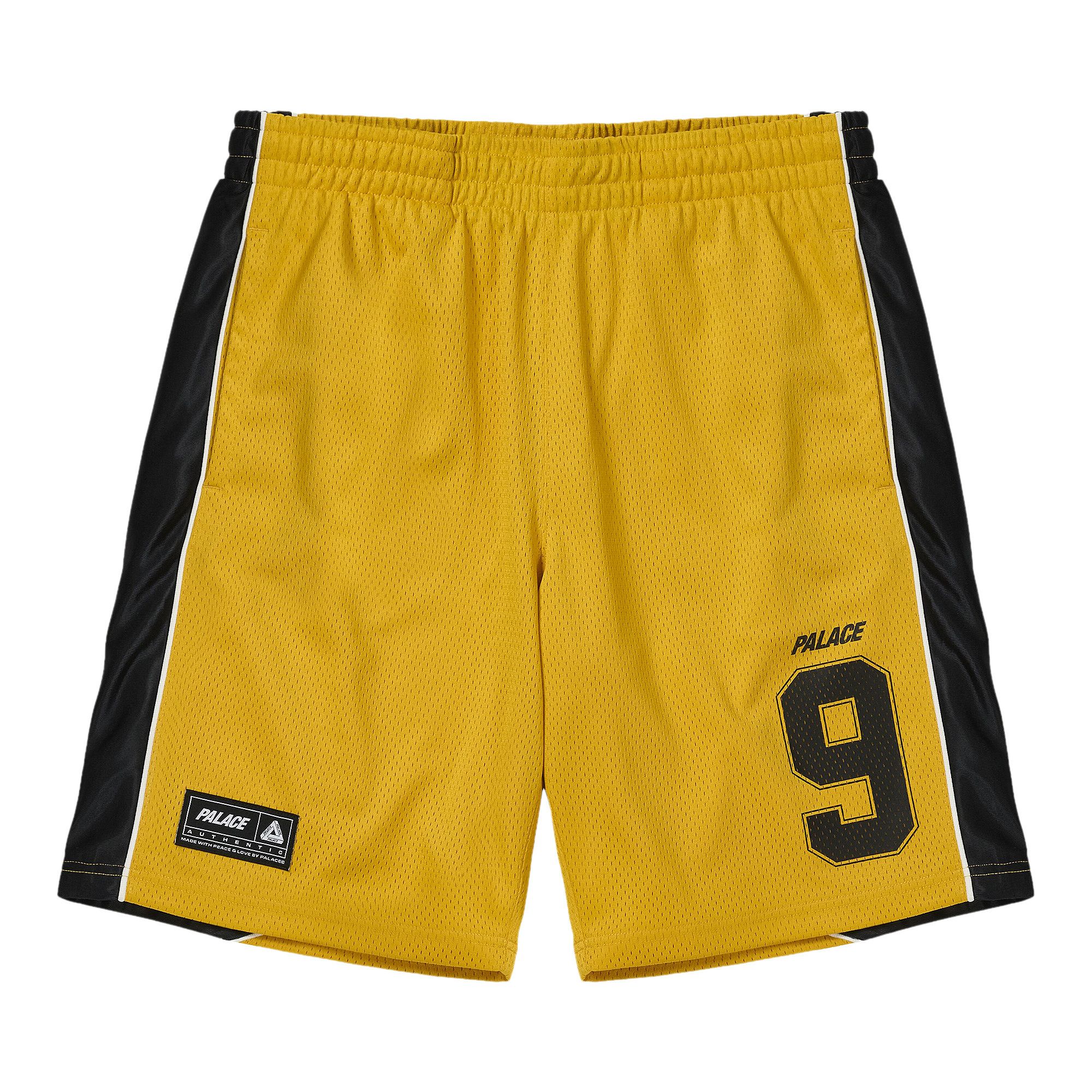 Buy Palace Nein Mesh Short 'Yellow' - P30ST004 | GOAT