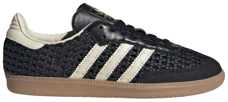 adidas Wmns Samba OG Core Black Cream White Gold Metallic
