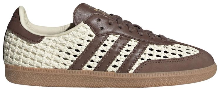 adidas Wmns Samba OG Cream White Earth Strata Gold Metallic