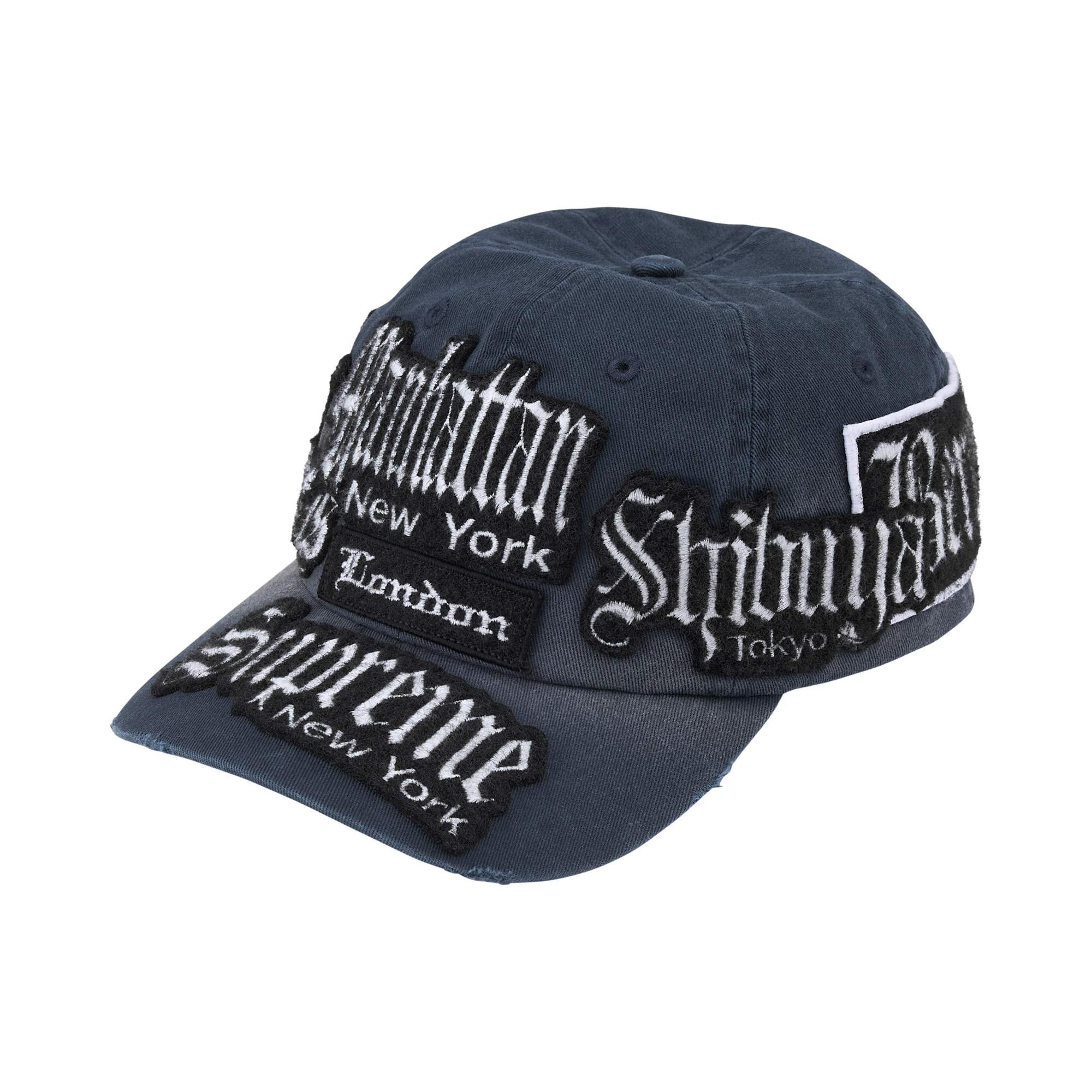 Supreme City Patches 6-Panel Navy ネイビー Buy Supreme City Patches 6-Panel 'Navy' - SS26H39 NAVY | GOAT