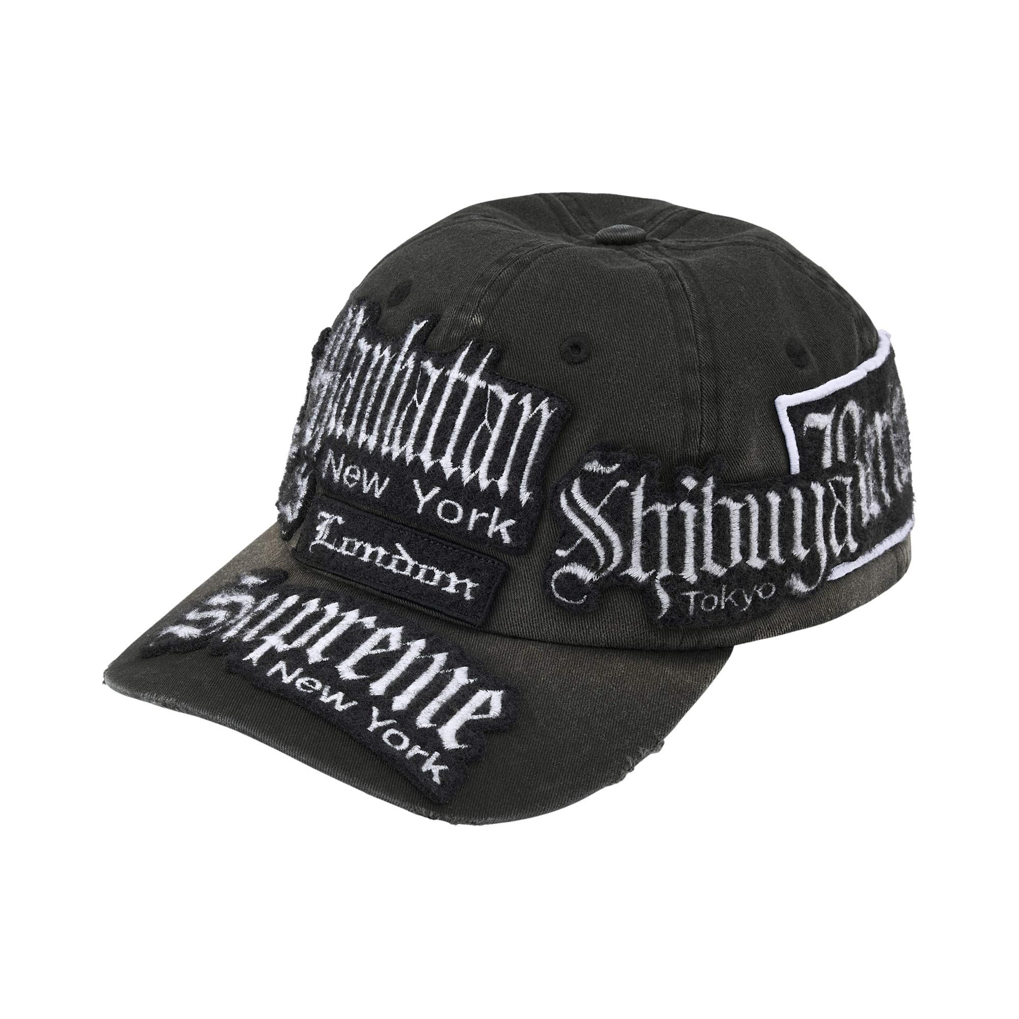 Buy Supreme City Patches 6-Panel 'Black' - SS26H39 BLACK | GOAT