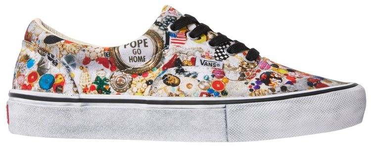 Supreme x Mike Kelley x Vans Era White