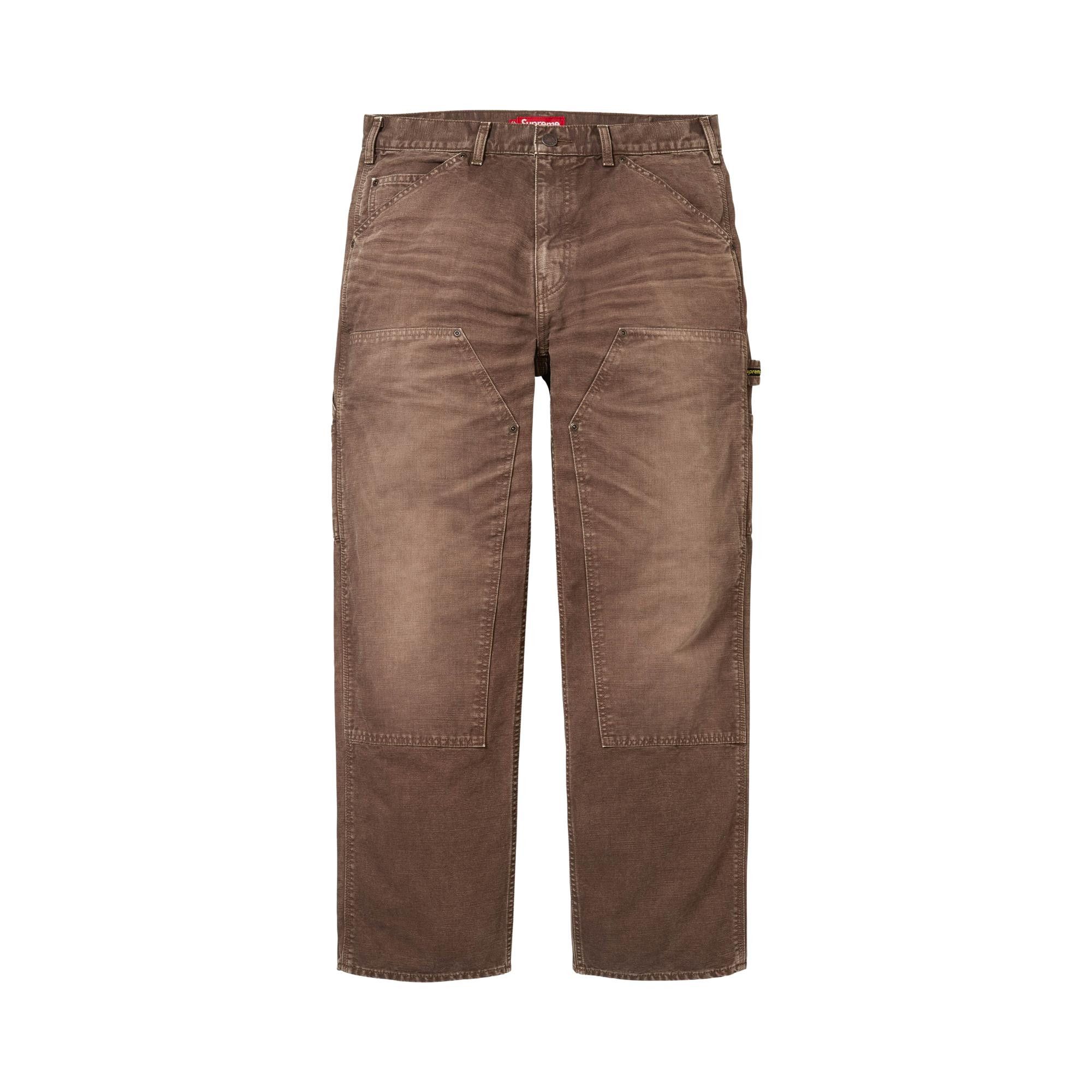 Buy Supreme Worn Double Knee Painter Pant 'Brown' - SS26P37 BROWN