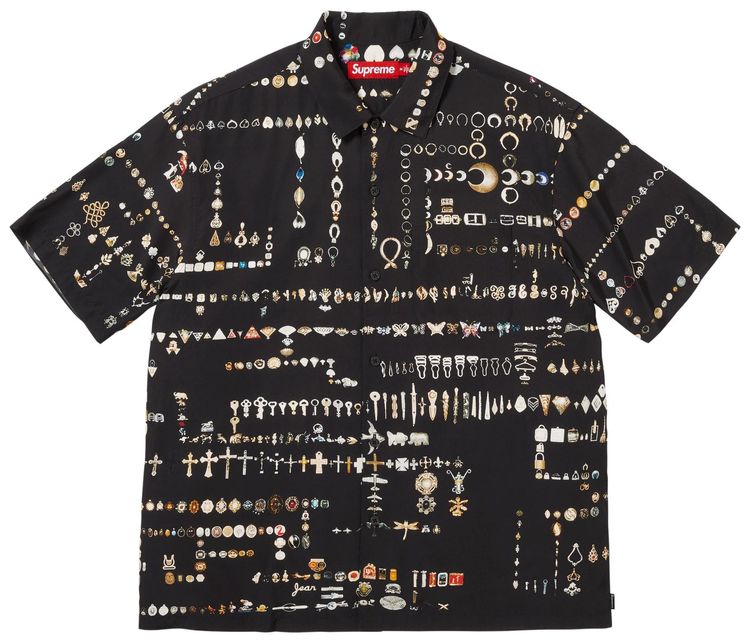 Supreme x Mike Kelley Short Sleeve Shirt Black