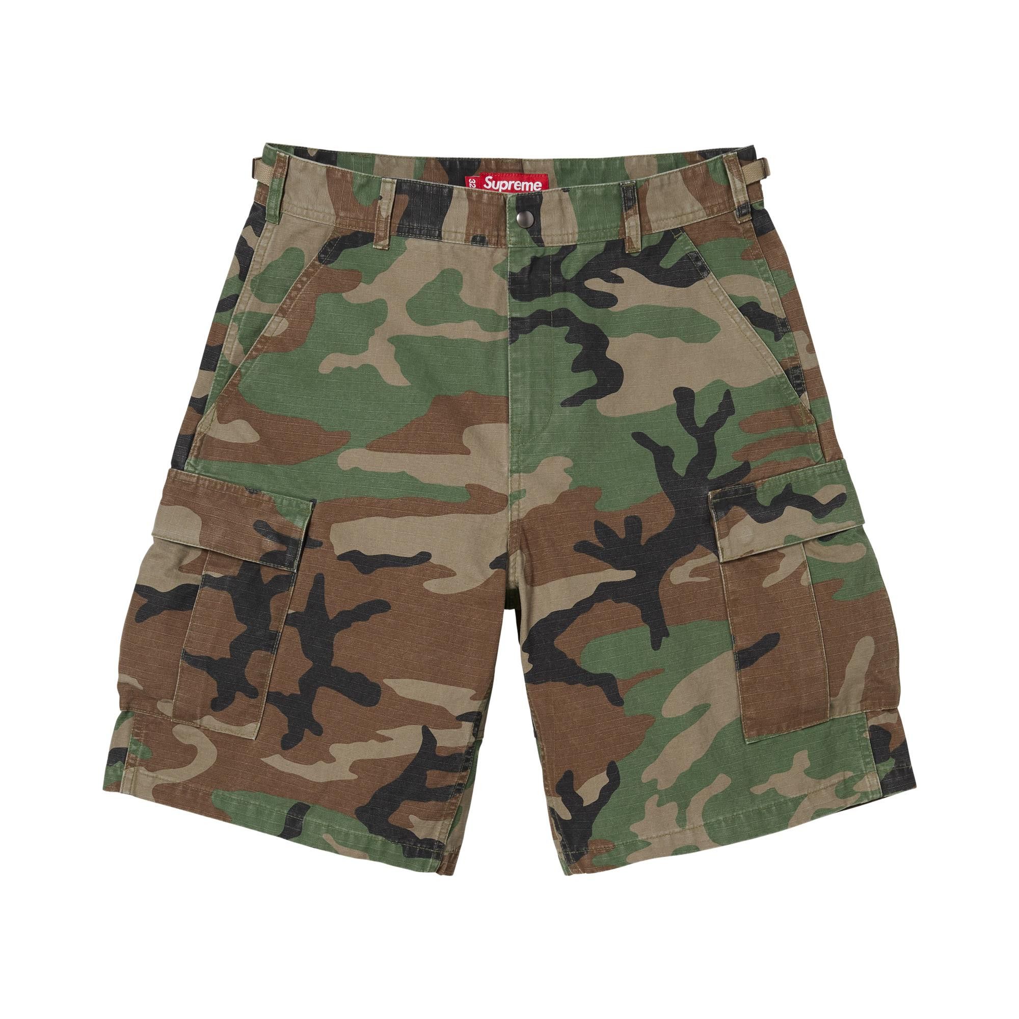 Buy Supreme Cargo Short 'Woodland Camo' - SS26SH13 WOODLAND CAMO