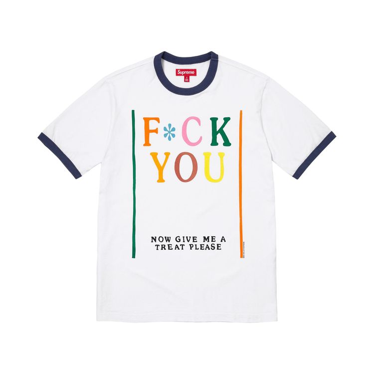 Supreme x Mike Kelley Ringer Tee White