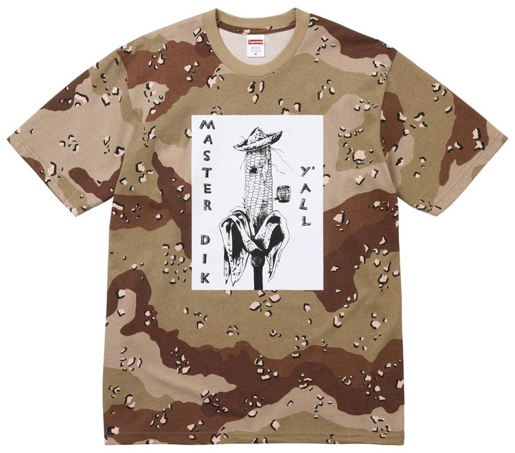Supreme x Mike Kelley Tee Chocolate Chip Camo