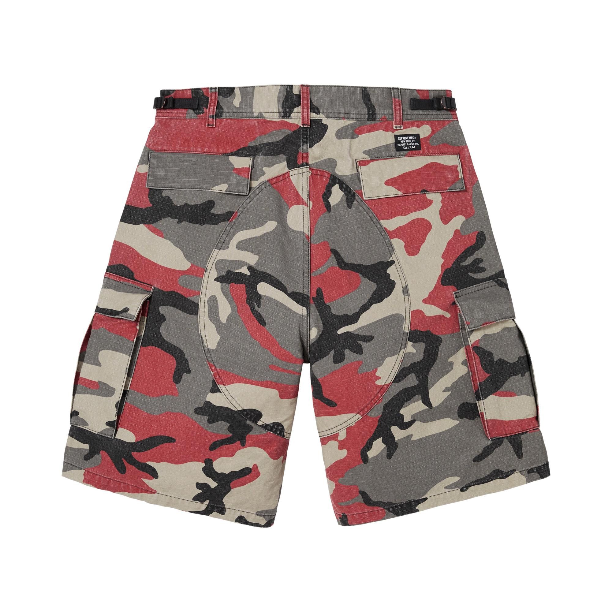 【36】Supreme Cargo Short 26ss Red Camo Buy Supreme Cargo Short 'Red Camo' - SS26SH13 RED CAMO | GOAT