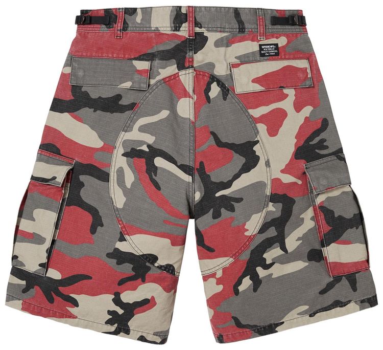Supreme Cargo Short Red Camo