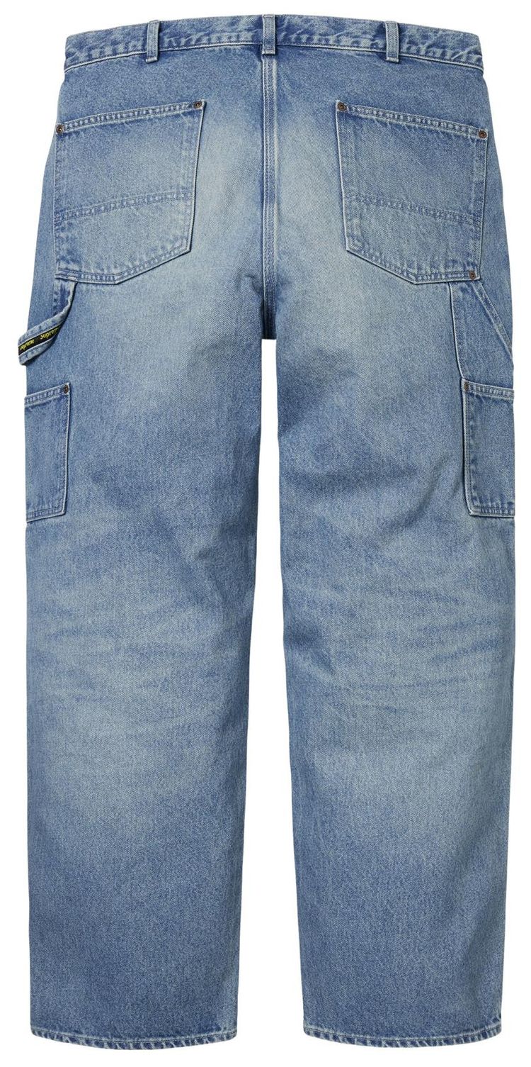 Supreme Worn Double Knee Painter Pant Denim