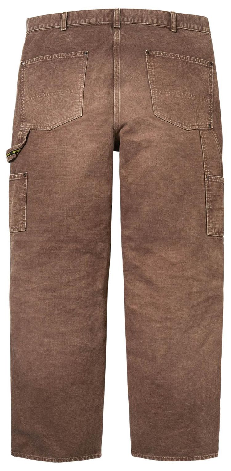 Supreme Worn Double Knee Painter Pant Brown
