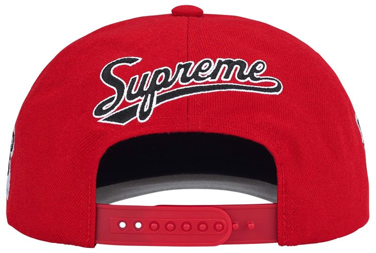 Supreme World Famous S Logo 6 Panel Red