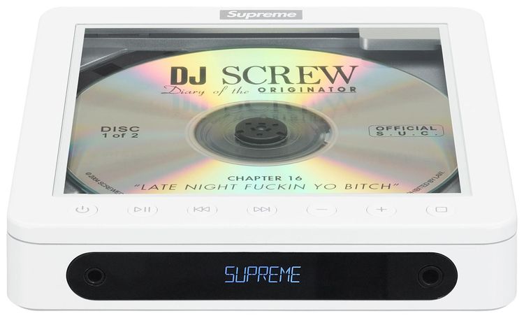 Supreme x FIIO DM13 Cd Player White