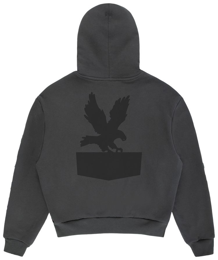Cherry LA Flame Thermal Hoodie Vintage Black