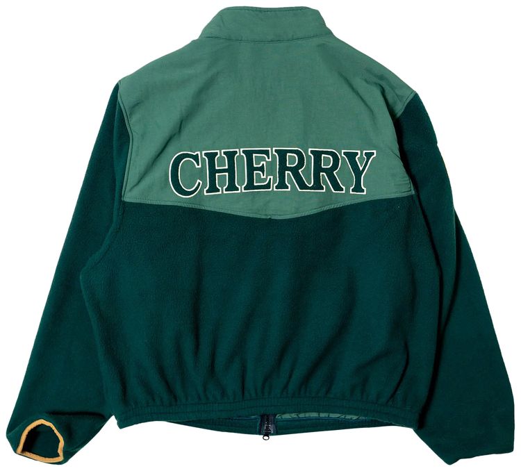 Cherry LA Racing Zip Sherpa Hunter Green