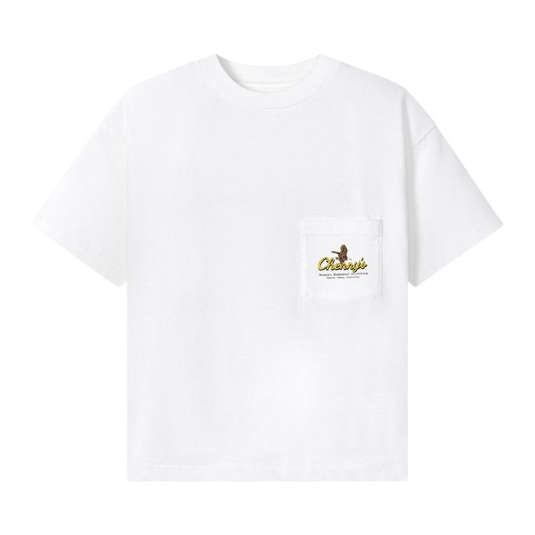 Cherry LA Outfitter Boxy Pocket T Shirt Vintage White