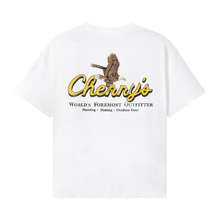 Cherry LA Outfitter Boxy Pocket T Shirt Vintage White