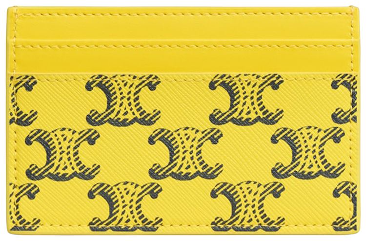 CELINE Medium Card Holder Ultra Yellow