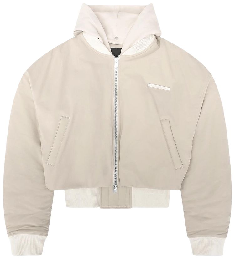 Heliot Emil Pneumatic Bomber Jacket Stone