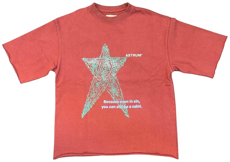 Astrum Uncertainty Tee Burgundy