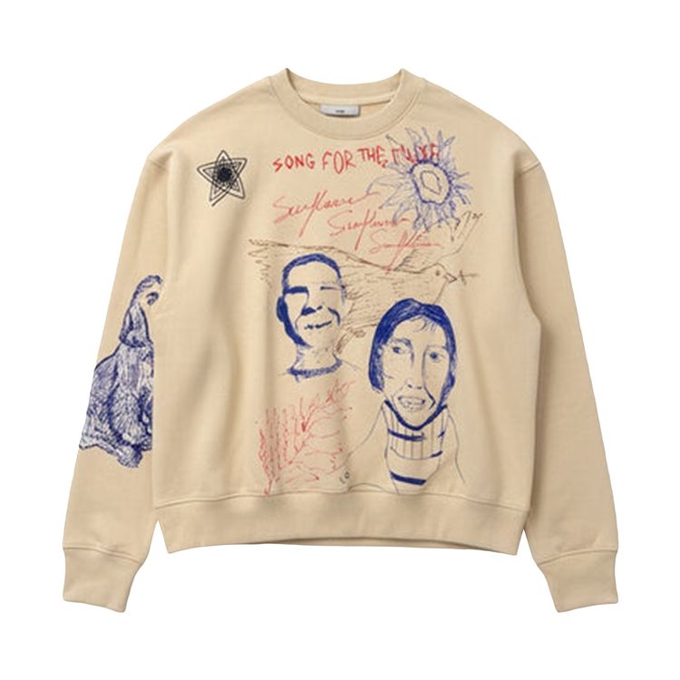 Song for the Mute Sketchbook Relaxed Pullover Ivory