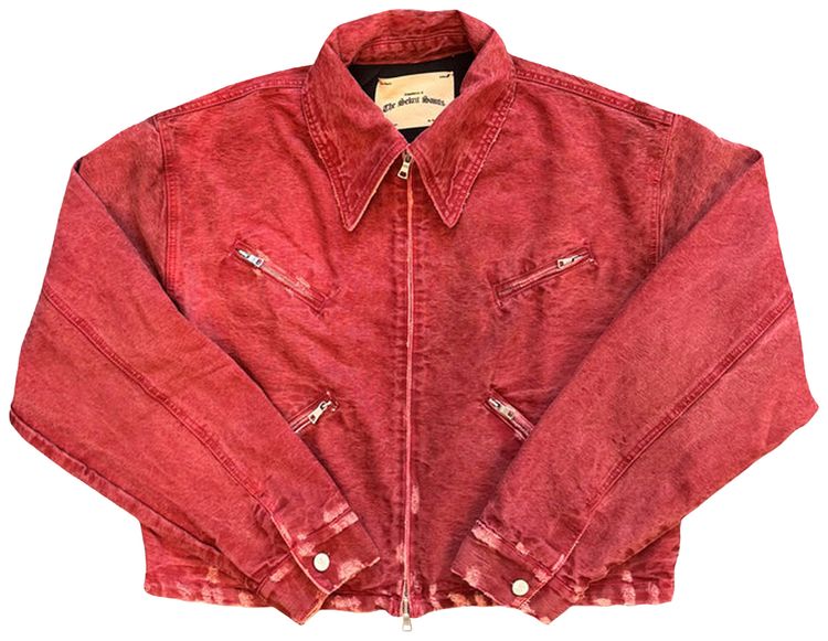 SEKRIT SAINTS X Jacket Dirty Red