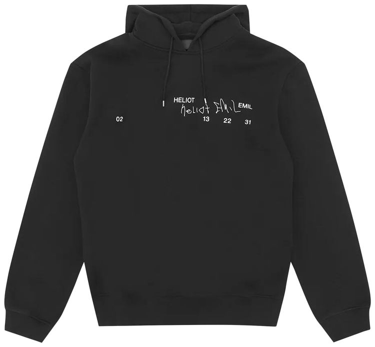 Heliot Emil Fulgens Hoodie Black