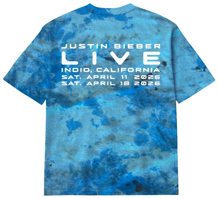 SKYLRK Coachella Tie Dye Tee Blue