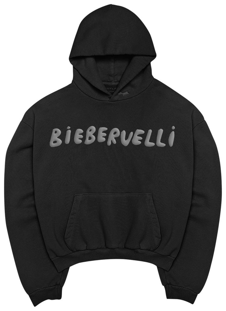 SKYLRK Coachella Biebervelli Hoodie Black