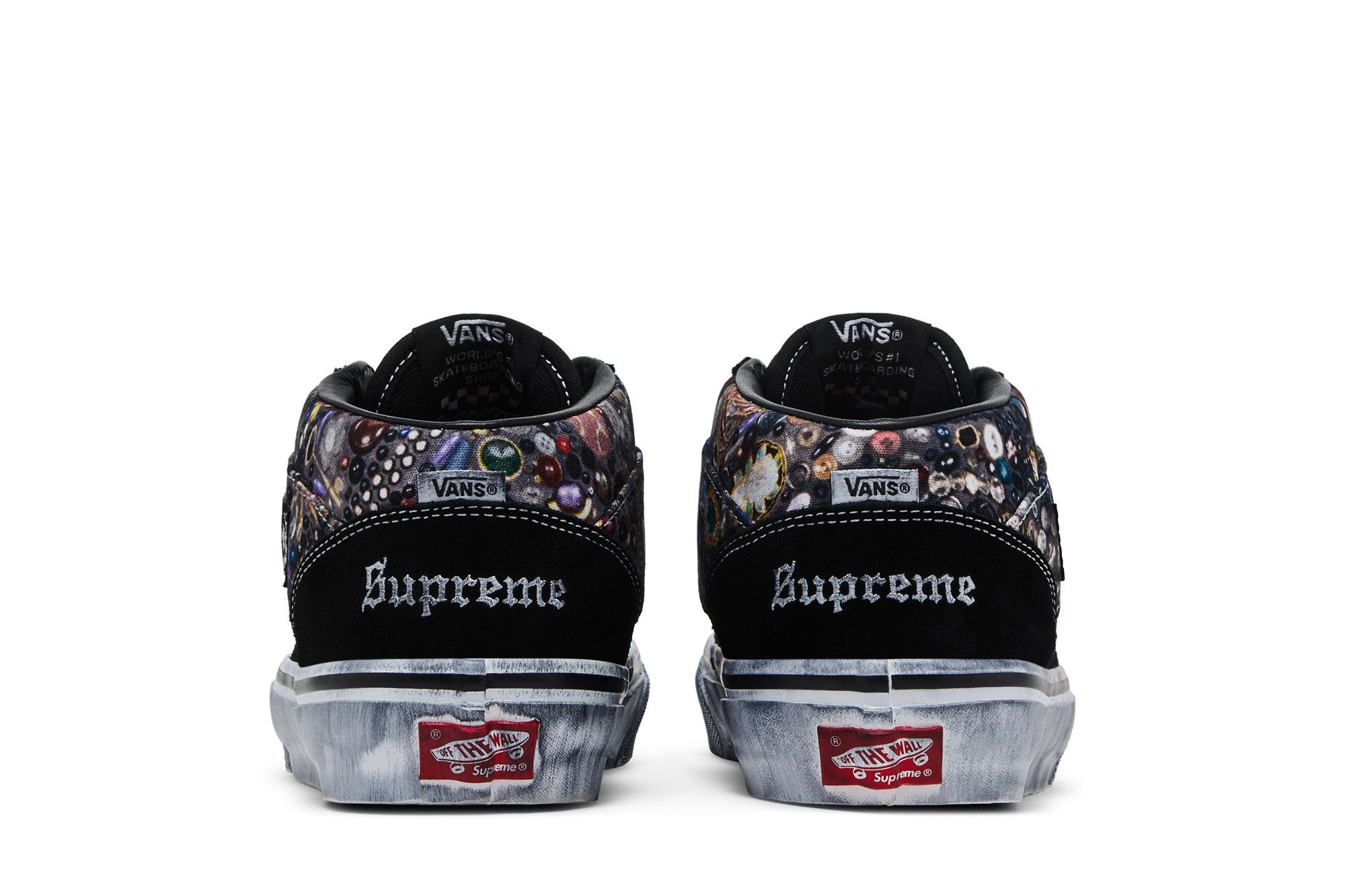 Buy Supreme x Mike Kelley x Vans Half Cab 'Black' - VN00112HBLU | GOAT