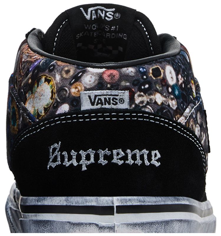 Supreme x Mike Kelley x Vans Half Cab Black