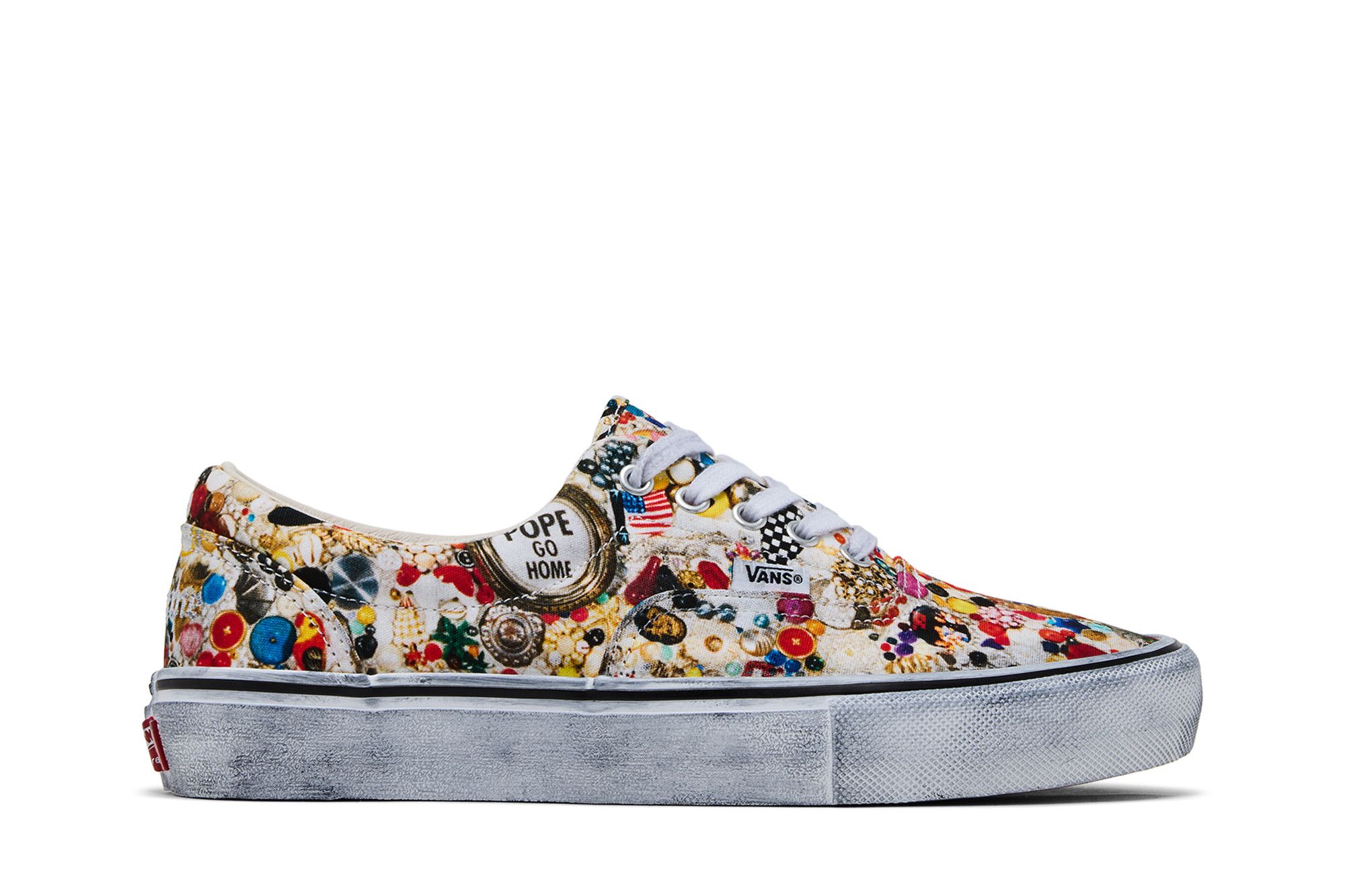 Buy Supreme x Mike Kelley x Vans Era 'White' - VN00110ANTR | GOAT