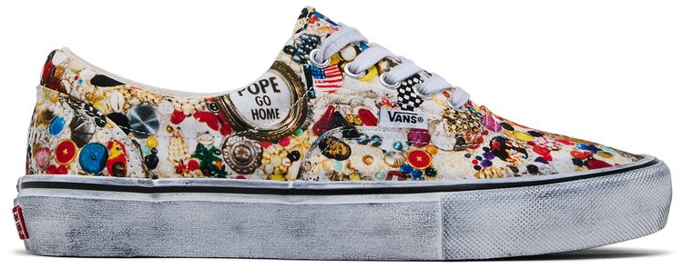 Supreme x Mike Kelley x Vans Era White