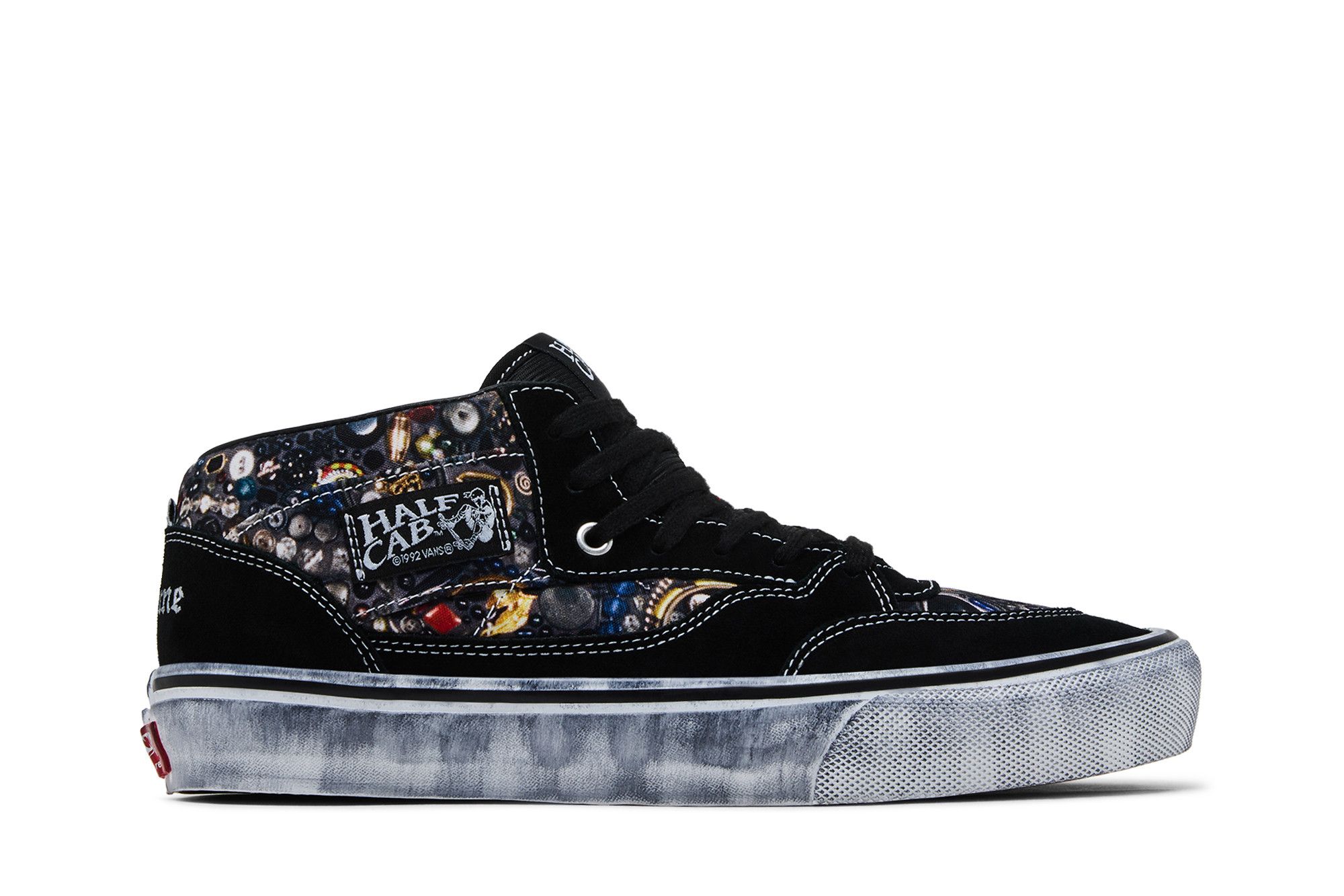 Buy Supreme x Mike Kelley x Vans Half Cab 'Black' - VN00112HBLU | GOAT