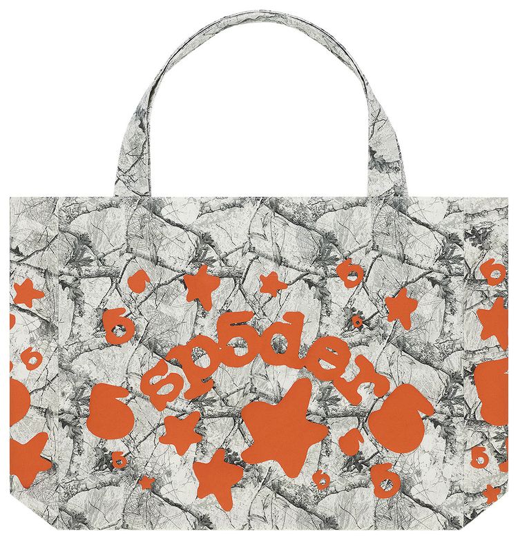 Sp5der Real Tree Beluga Tote Bag White Camo