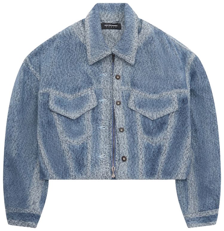 Kiko Kostadinov Centennial Denim Jacket IndigoWhite