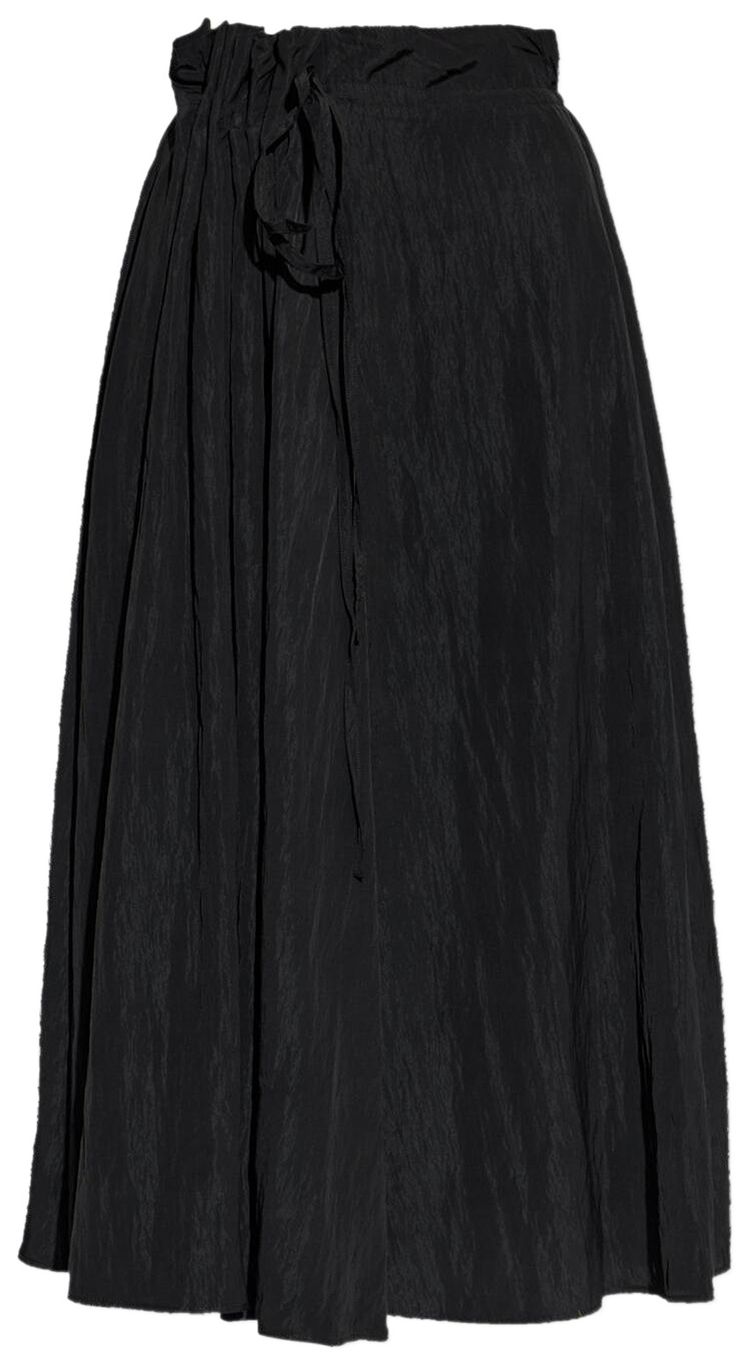 Studio Nicholson Gathered Wrap Skirt Black