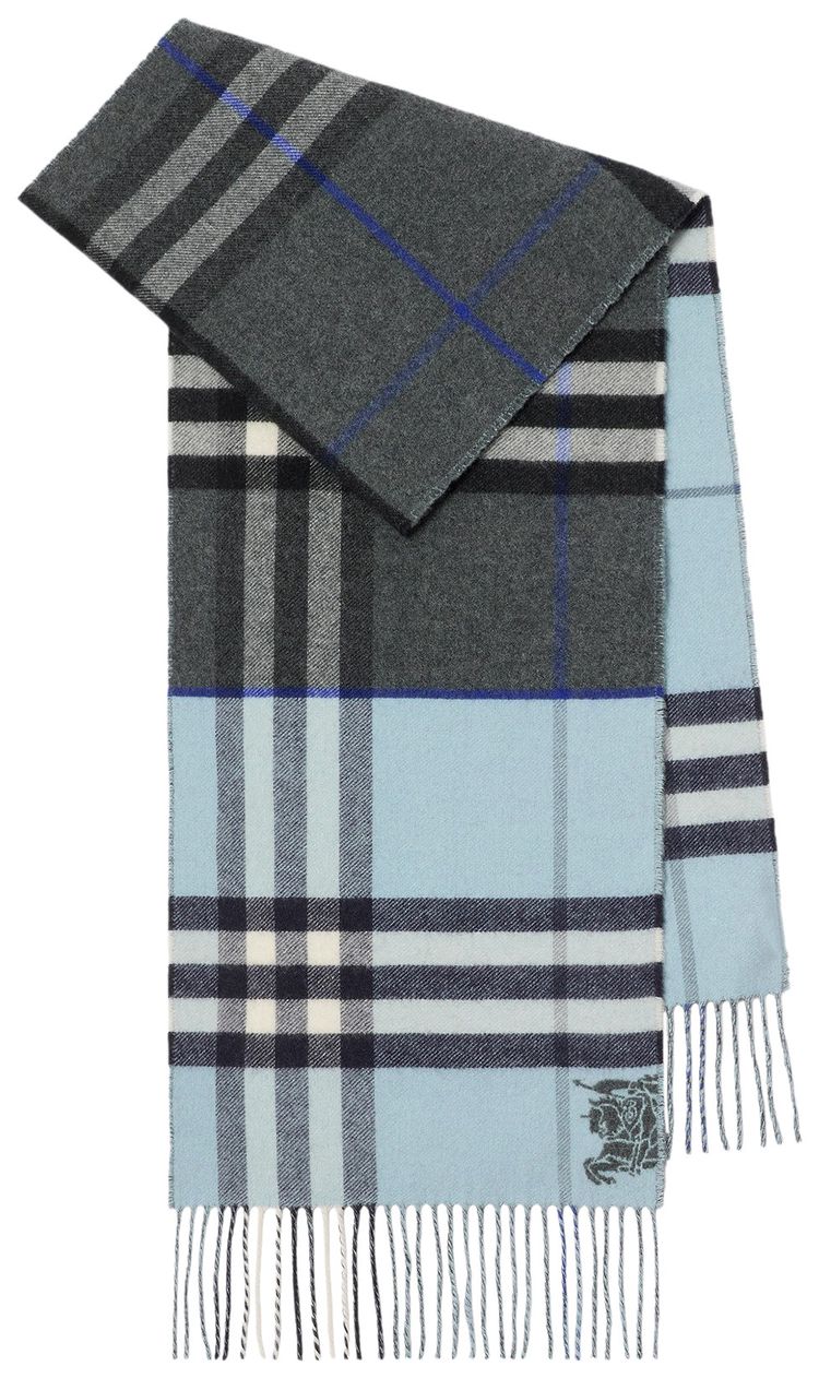 Burberry MU Double EKD Scarf Grey