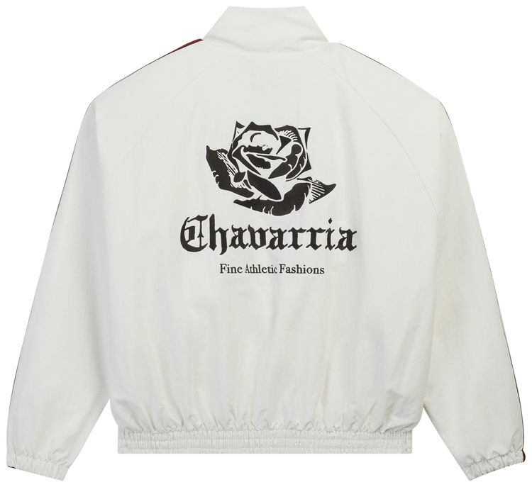Adidas x Willy Chavarria Woven Track Coat Off White