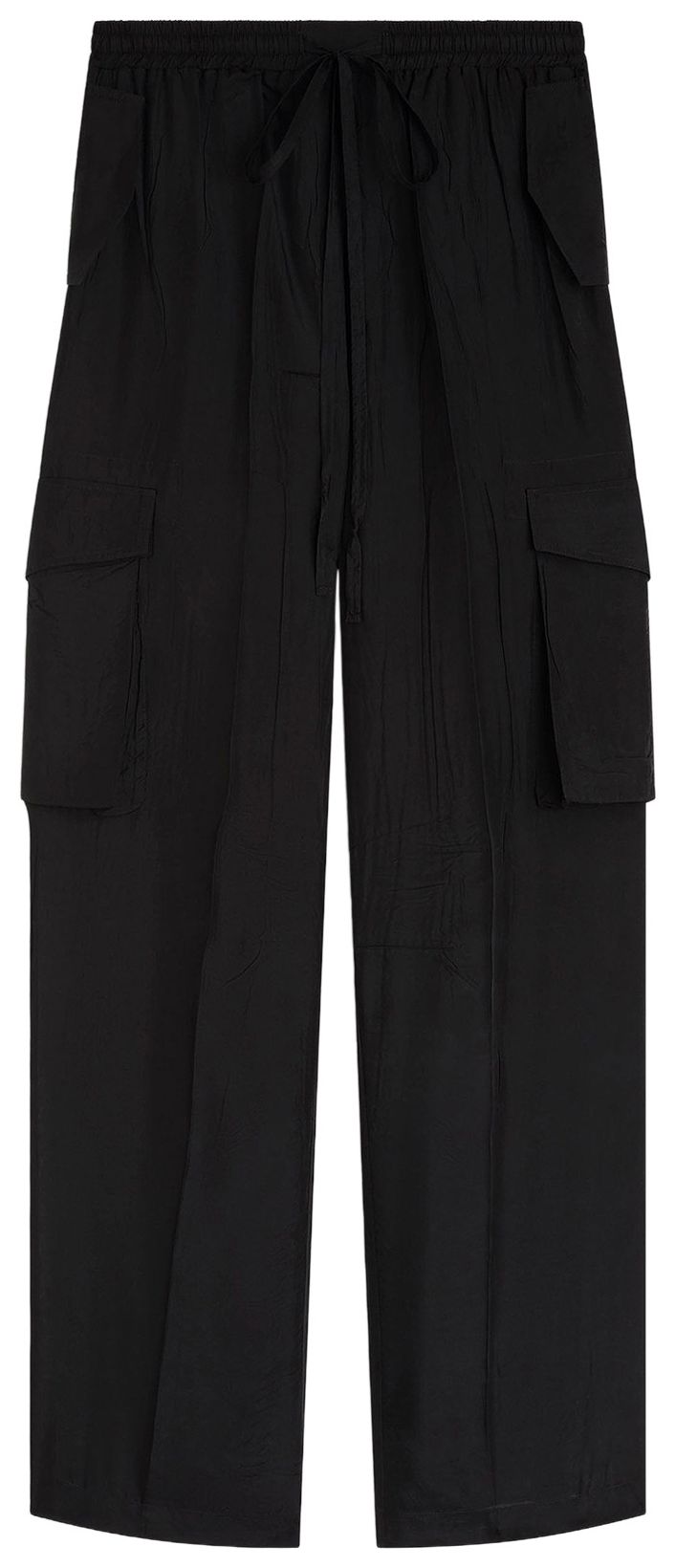 Phoebe Philo Crushed Cargo Trousers Black