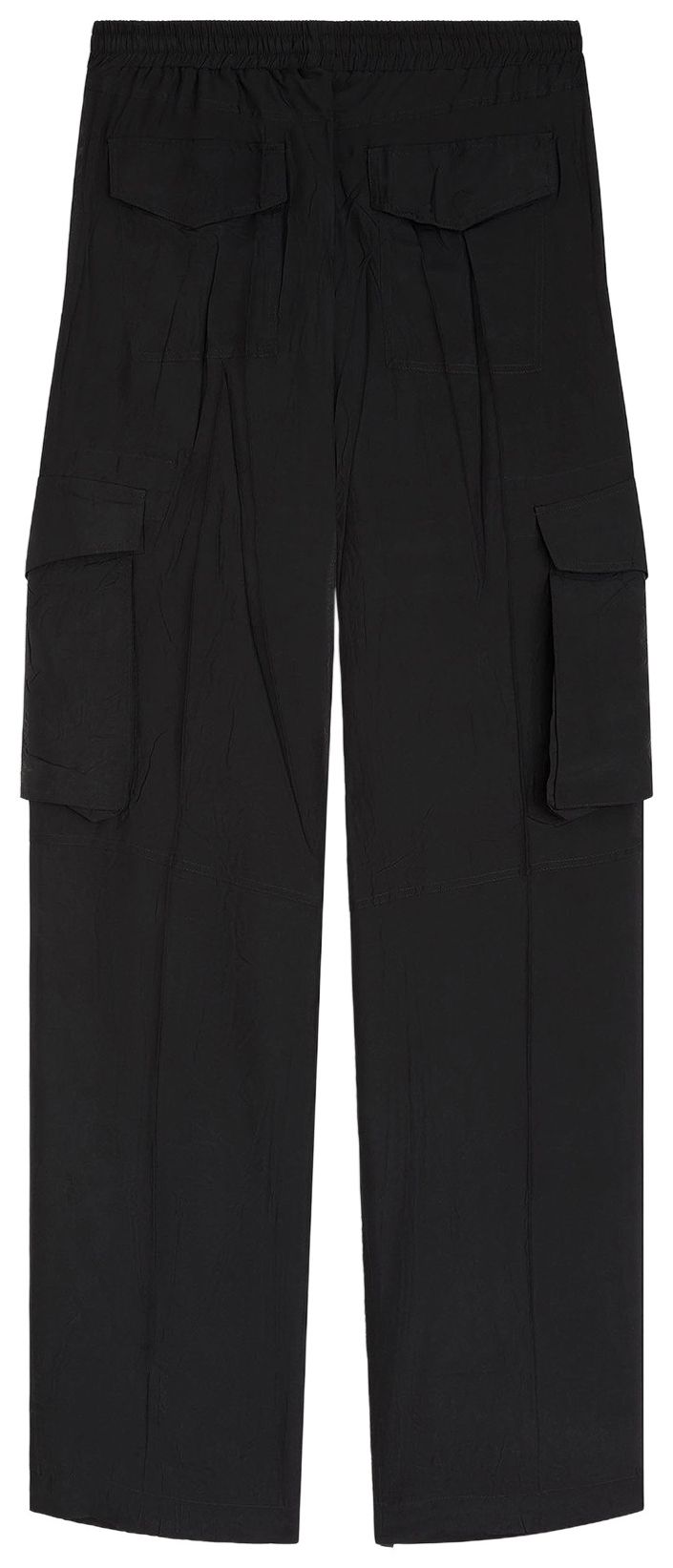 Phoebe Philo Crushed Cargo Trousers Black