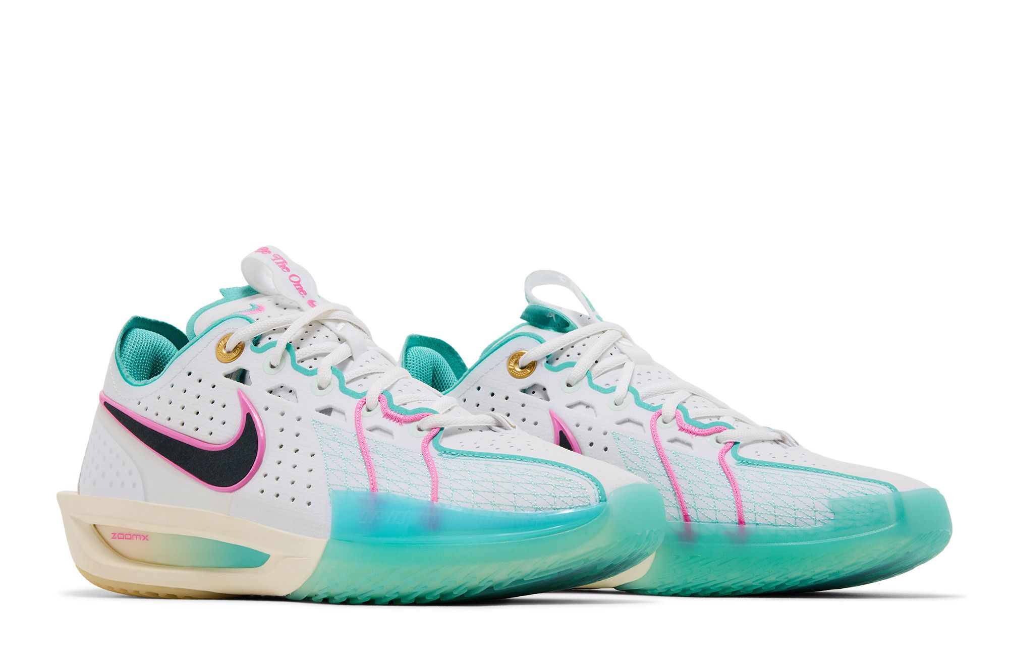 Buy Nike Air Zoom GT Cut 3 EP 'White Teal Playful Pink' - HM3699